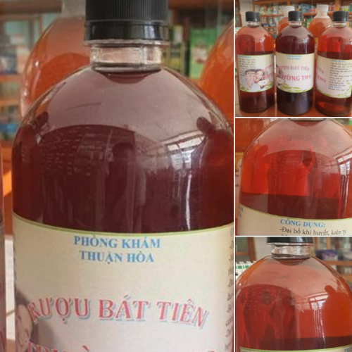 RƯƠU THUỐC : B&aacute;t Ti&ecirc;n Trường Thọ - chai 1 l&iacute;t