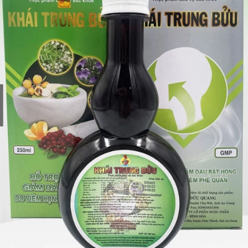 Siro Ho Kh&aacute;i Trung Bửu Chai 250ml 