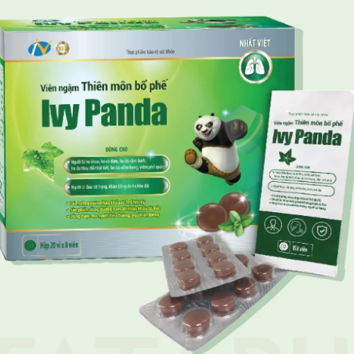 Vi&ecirc;n ngậm Thi&ecirc;n m&ocirc;n Bổ Phế Ivy Panda- 1 vỉ