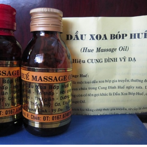 Dầu Xoa B&oacute;p Massage Huế